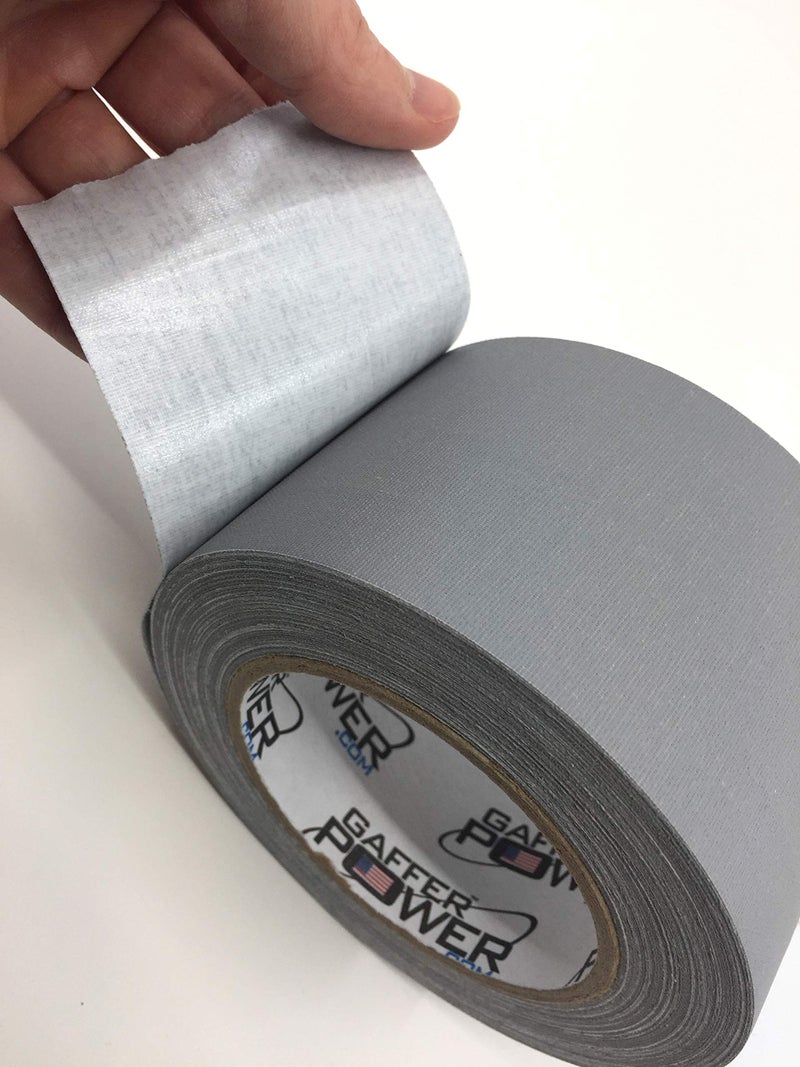 Gaffer Power Real Professional Premium Grade Gaffer Tape Made in The USA - Grey 3 Inch X 30 Yards - Heavy Duty Gaffers Tape - Non-Reflective - Multipurpose - Better Than Duct Tape - Image 2